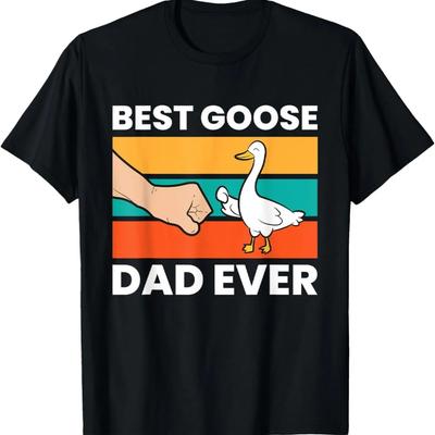 Bester Gänsepapa aller Zeiten Gänse Haustier Gänsebesitzer T-Shirt
