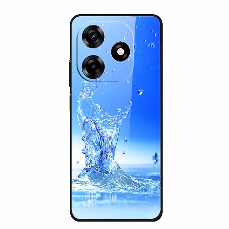 Glass Case For Honor X5c Plus Case Soft Bumper Hard Tempered Glass Back Cover For Honor X5c Plus Play 10A Phone Case X 5 C Plus