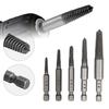 Damaged Screw Extractor Kit Disassemble Screws Bolt Stud Slip Teeth Demolish Stripped Twist Drill Bit Remover Tool