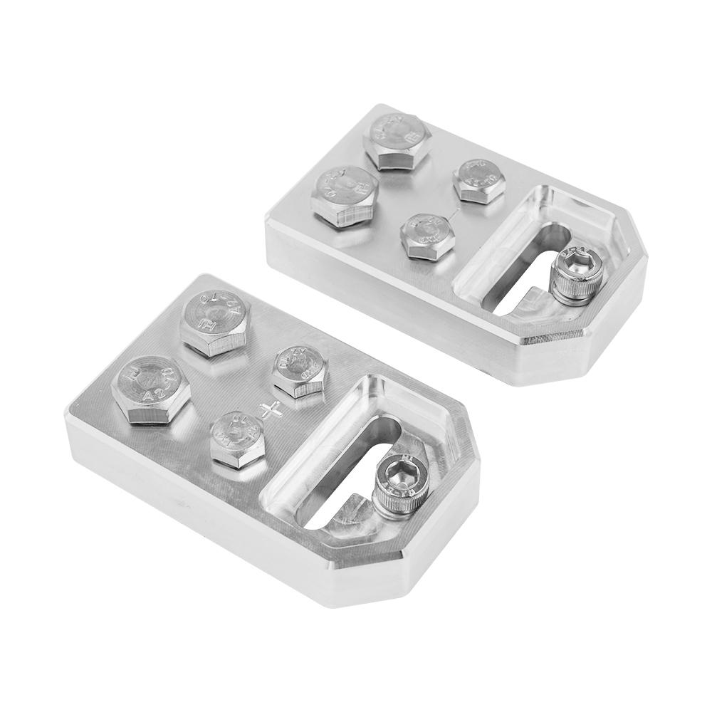 Pair of Car Audio For GA 4/6 Spot Flat Battery Terminals for XS Power M6 Standard Batteries Bolt Use Only for D5100 D3400 XP2500 4 Spot