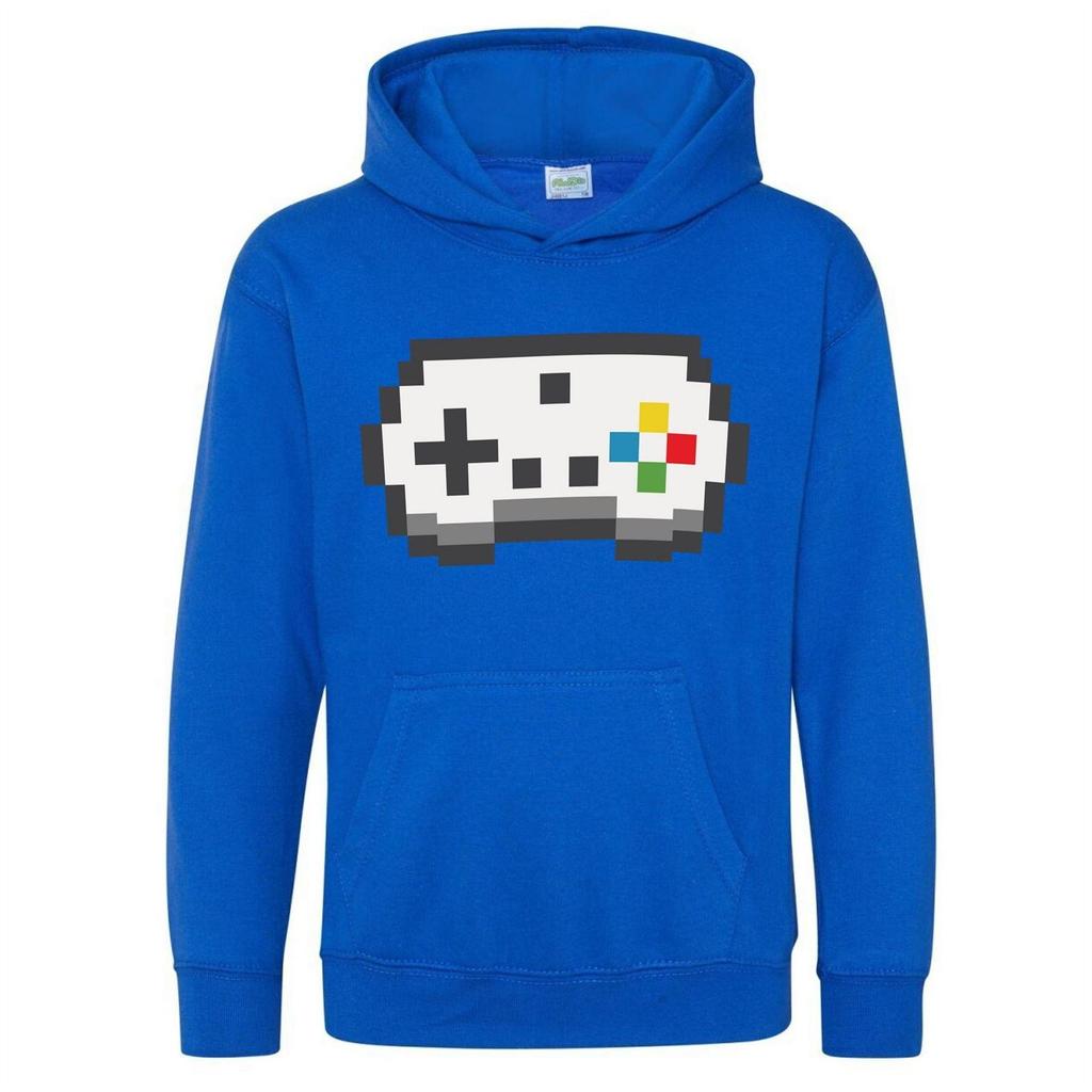 AWD Childrens/Kids Retro Gaming Controller Drawstring Hoodie