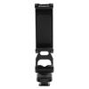 Hot Shoe Phone Mount 360 Degree Rotation Camera Tripod Phone Holder with 2 Cold Shoe and 1 4in Screw Interface