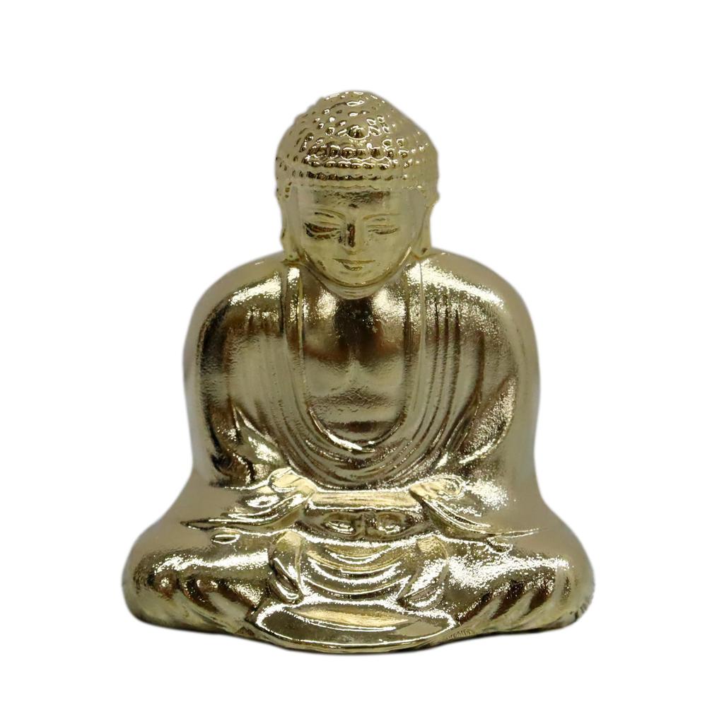 Japanese Souvenir Great Buddha inches cm in Made in Japan Statue, 1.6 (5.1 length), Gold,