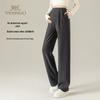 YEEHOO Maternity Non-Supportive Wide-Leg Pants