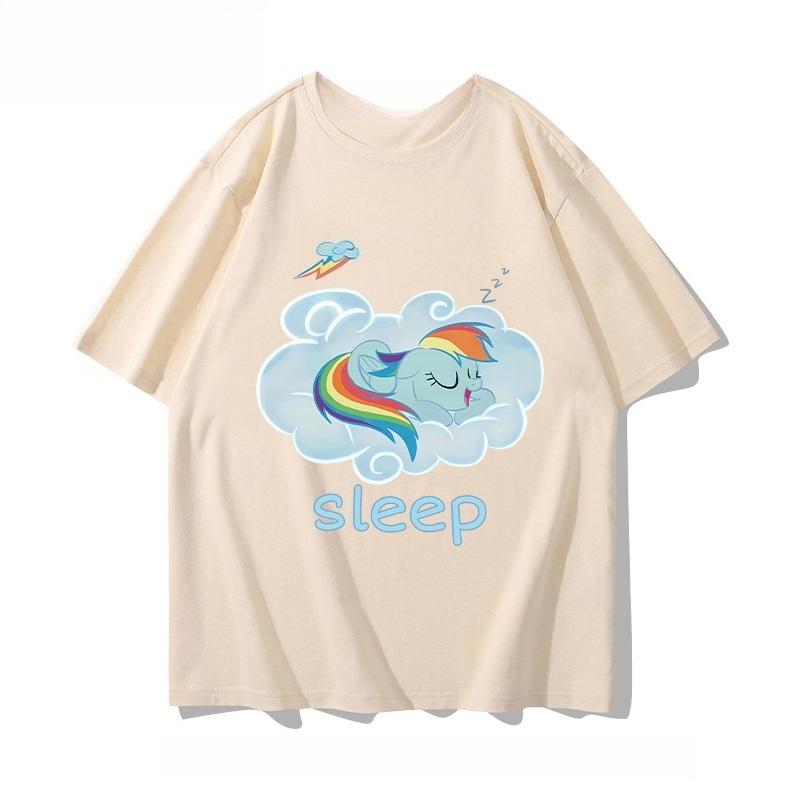 

2026 summer new Little Pony animated series Briq Yunbao related products shortsleeved Tshirt for both Unisex and Women S