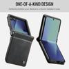 Custodia Lussuosa in Pelle per Samsung Galaxy Z Flip 7 Flip7 5G 2025 Classico Libro Funda Custodia Samsung Z Flip 7 Custodia per Telefono