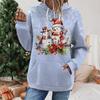 Christmas Cute Snowman 3D Print Hoodies Men Women Fashion Casual Sweatshirts Oversized Hoodie Pullovers Tracksuit Clothing