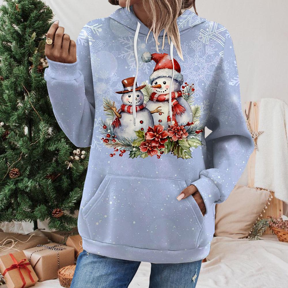 Christmas Cute Snowman 3D Print Hoodies Men Women Fashion Casual Sweatshirts Oversized Hoodie Pullovers Tracksuit Clothing