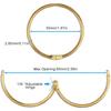 24 Pack Curtain O-Rings Purpose Decorative Shower Curtain Rings Smooth and Easy To Move Curtain Hooks for Bathroom Dropshipping