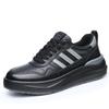 Men's Black Warrior Thick-Soled Height-Increasing Breathable Casual Board Shoes - 2026 Trendy Sports Footwear.