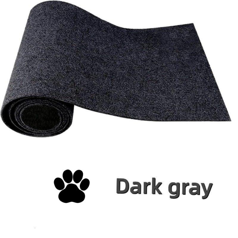 

DIY Cat Scratching Post Sofa Protection Self-adhesive Carpet Cats Scratch Board Cats Toys Anti Cat Scratch Sofa Cat Crawling Mat 30x30cm темно-сірий колір