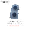 IVYUEEN 100 PCS for PlayStation 5 PS5 Controller R2 L2 R1 L1 Logo Button Conductive Rubber Adhesive Pad Keypad for DualSense