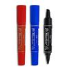 10pcs/set Twin Tip Colored Permanent Markers Fine Point Waterproof Oily Black Ink for Sketching Painting School Art Supplies