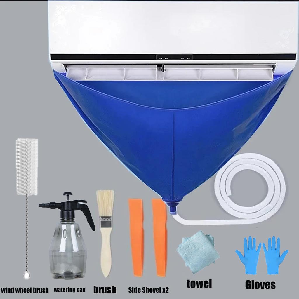 1/3/8ks sáček na čištění klimatizace Vodotěsný odtok pro mytí potrubí pro vypouštění vody z klimatizace Ac Cleaning Kit Aircon Clea