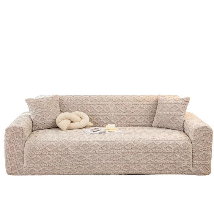 Winter Thickened Cotton Fleece Sofa Cover All Inclusive Universal Set  New Autumn and Winter Elastic Sofa Cover for Replacement