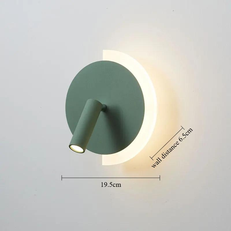 Modern Simple LED Wall Lamp Spotlights Living Room Dining Room Corridor Crossing Lamp Bedroom Bedside Reading Lighting