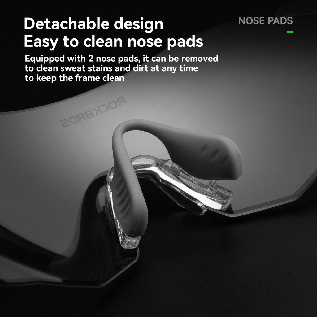 ROCKBROS Cycling Glasses Photochromic/Polarized UV400 Sunglasses MTB Road Bike Eyewear Windproof Goggles Protection Eyewear