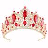 Water Drop Shape Tiara Hair Crown Rhinestone Bridal Wedding Crown Hair Accessories  Party Event