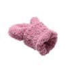 Boys Girls Winter Soft Warm Cartoon Lovely Candy Color Coral Plush Mittens Kids Gloves Full Fingers