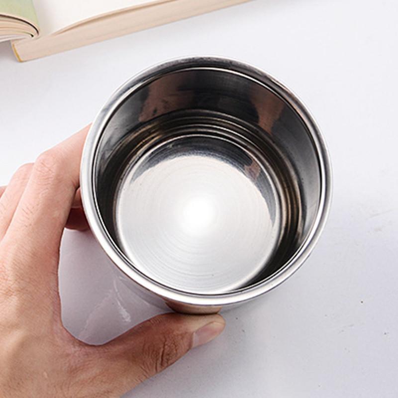 Stainless Steel Double Wall Silver Coffee Beer Mug Portable Travel Water Cup Tea Milk Mugs Drinkware 350ml/500ml