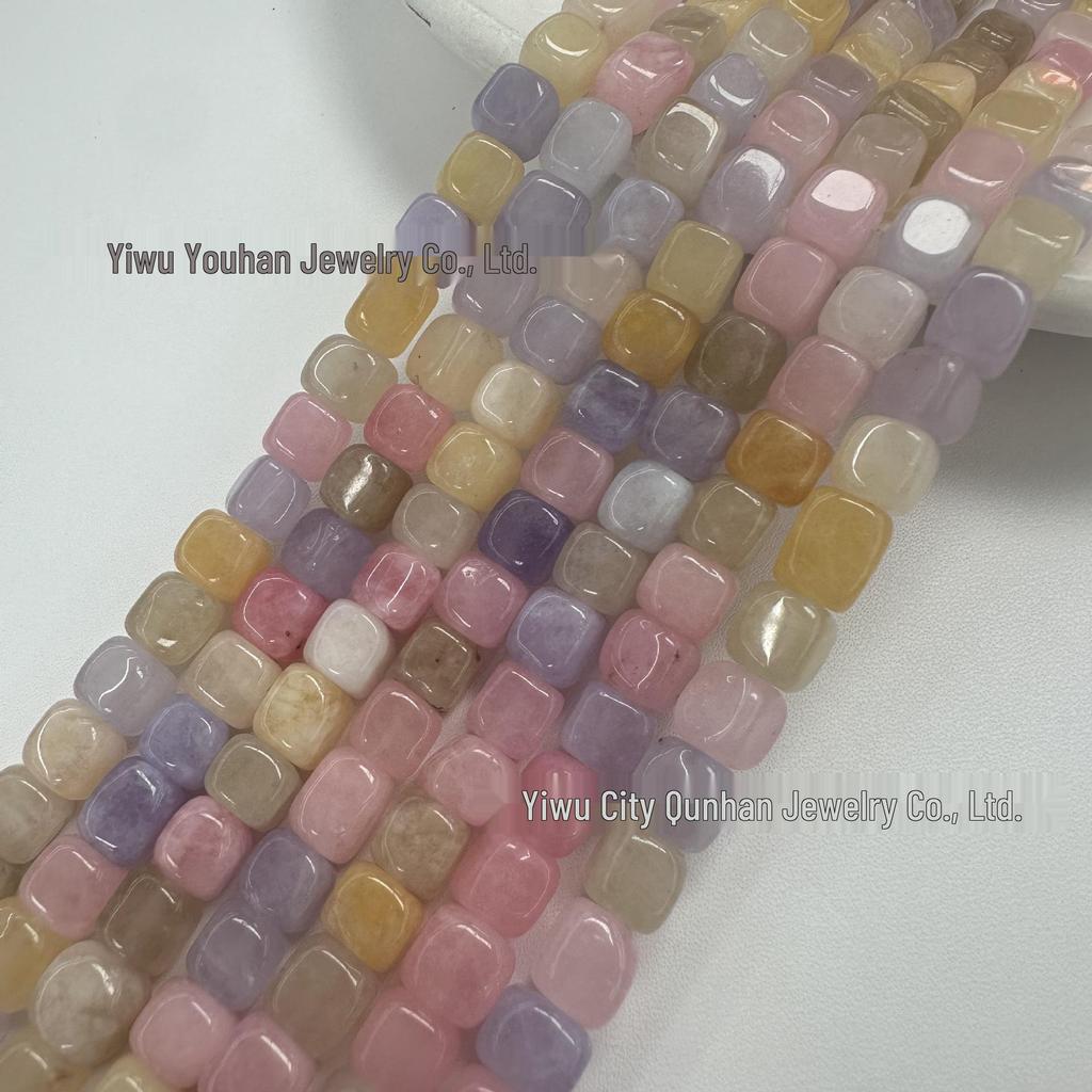 Natural Stone Square Beads for DIY Bracelets & Necklaces