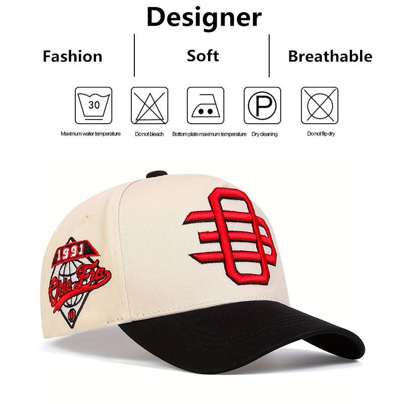 Unisex Oe Embroidery Side 1991 Snapback Baseball Caps Spring And Autumn Outdoor Adjustable Casual Hats Sunscreen Hat