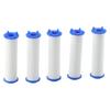 5 Pcs Shower Head Filter Element Negative Ions Replacement Accessories For Pressurized Handheld Bath Sprayer Home Bathroom Parts