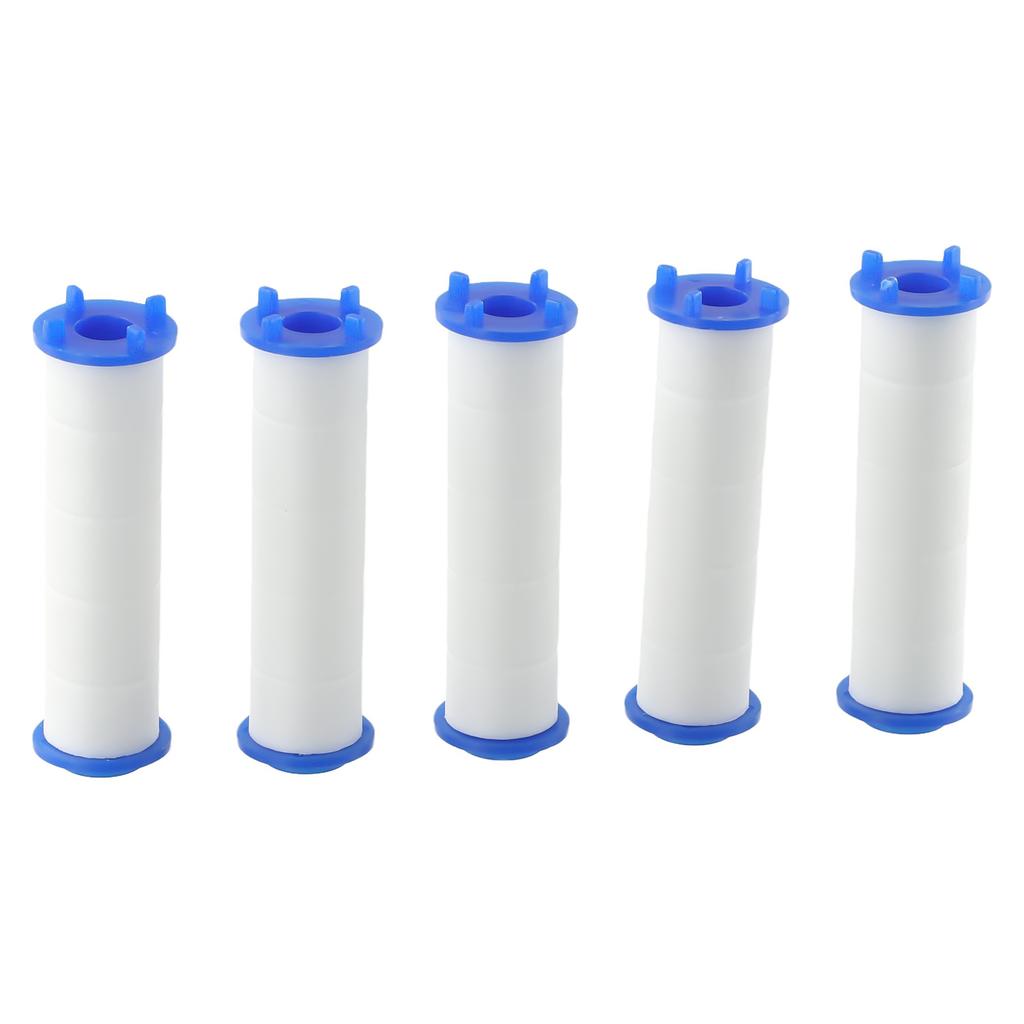 5 Pcs Shower Head Filter Element Negative Ions Replacement Accessories For Pressurized Handheld Bath Sprayer Home Bathroom Parts