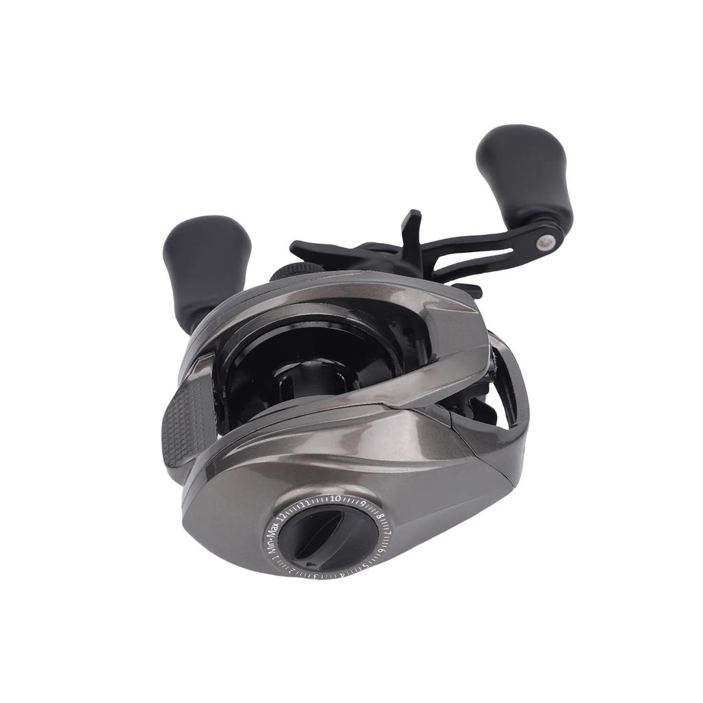 7.0:1 Übersetzungsverhältnis 5+1BB Baitcasting-Rolle 8kg Bremskraft Angelrolle Süßwasser Salzwasser Wurfrole Linkshand