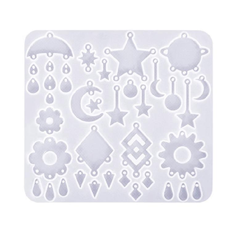 Silicone Mold for Personalized Pendant Elegant Shape Mold for Artistic Crafts