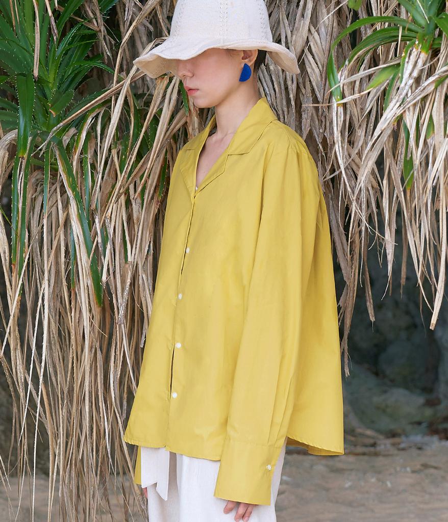 WATCHOUTBABY Basic Cotton Blouse_Mustard