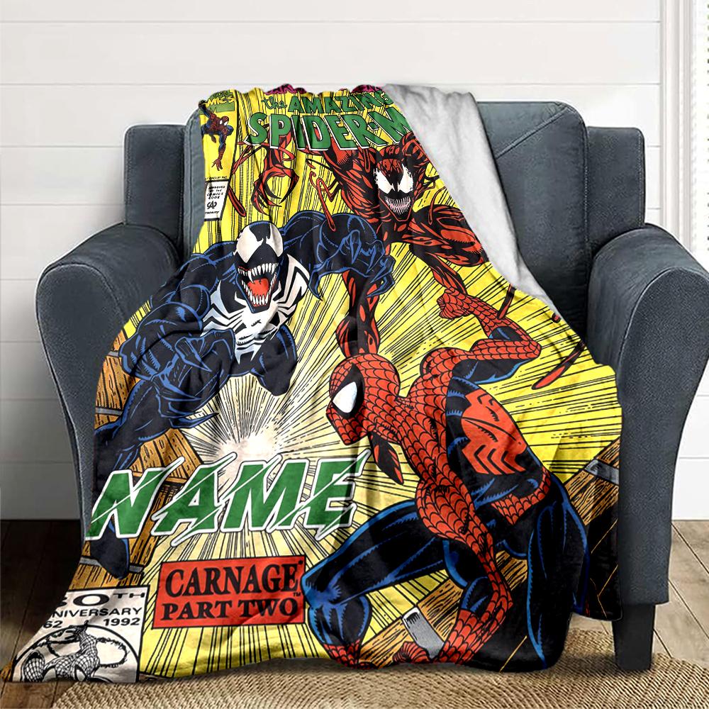 Custom Name "Avengers: Infinity War Poster" blanket for Couch & Bed, Plush Cozy Fuzzy Blanket Super Soft & Warm Blankets for Fall and Winter. 09083