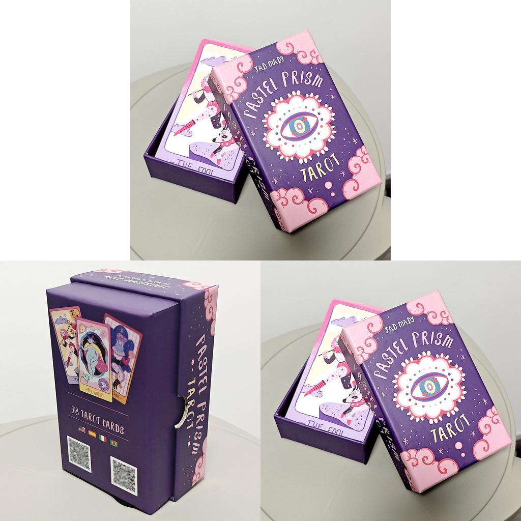 Tarot Kartenspiel 78 Karten Set Mit Texturierter Oberfläche Für Spirituelle Praxis