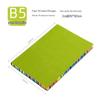 A5 Soft Cover Rainbow Edge Cute Leather Notebook - Custom Simple Color Edge Thickened Diary