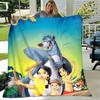 1pc Blanket The Jungle Book1 Print Design, Lightweight Blanket for Sofa, Bed- Soft &Warm, Gift for All Seasons Like Christmas, Halloween