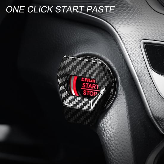 Car Start Button Anti-scratch Engine Decorative Cover Protective Switch Cap