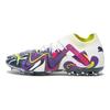 Futuro Ultimate Criatividade Neymar Exclusivo Mg Chuteiras de Futebol Masculino Chuteiras de Futebol Preto Branco Roxo 107411-01