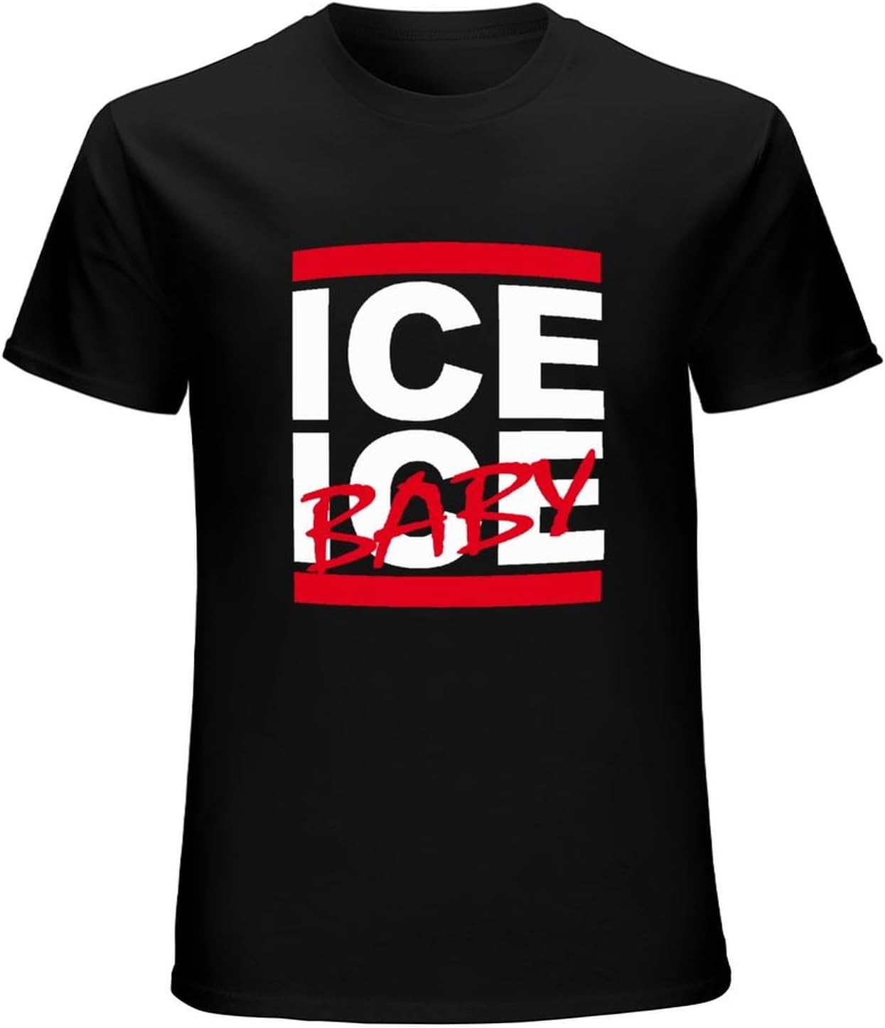 Ice Ice Baby Vanilla Ice Hip Hop Rap Short-Sleeve T-Shirts Black L чёрный