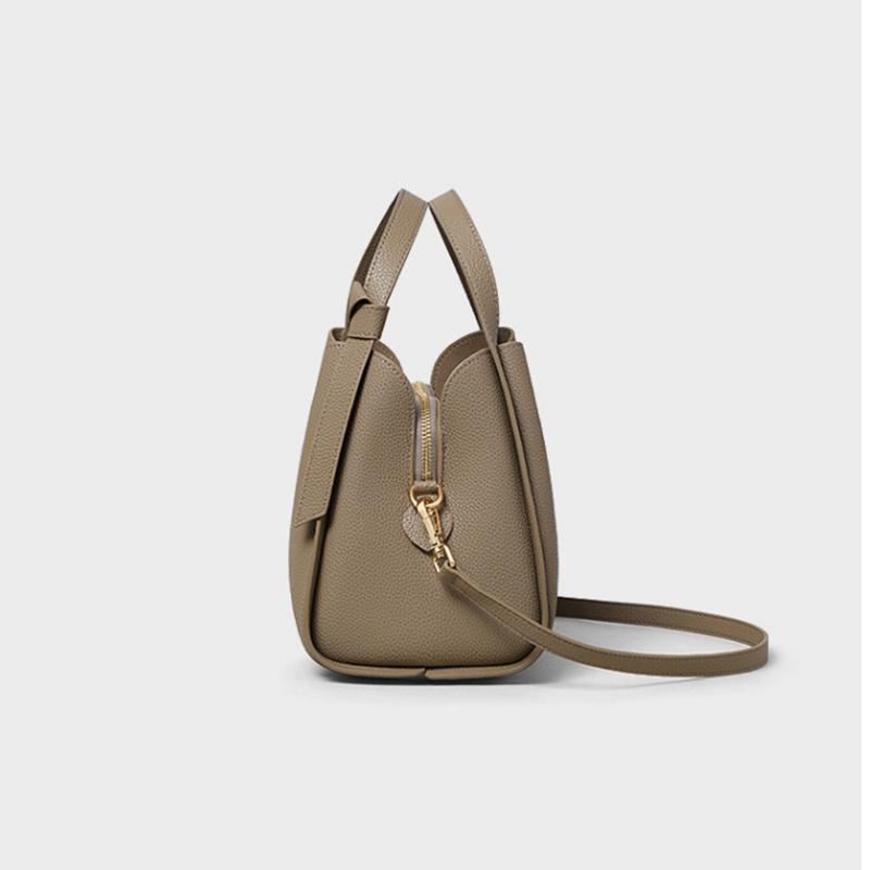 Women PU Leather Bucket Shoulder Bag Female Fashion Handbag Totes Casual Crossbody Bag Commuter Bag Daybag Purse