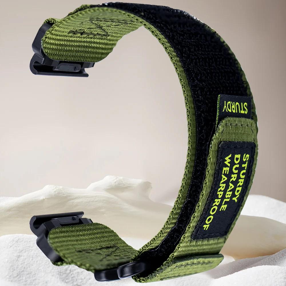 22 26mm Sports Quick Fit for Garmin Fenix Watch Band Super Rugged Nylon Woven Strap for Fenix5 5X Plus 7X 6 6X Pro 3 Forerunner