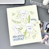 Cute Puppy PU Leather A4 Photo Album Card Holder - Large Capacity Binder for Photocards, Polaroids, Tickets, Collectibles