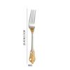 304 Stainless Steel Court Tableware Western Knife, Fork and Spoon Set Thickened High-grade Steak Knife, Fork, Spoon