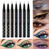 6-Color Waterproof Glitter Eyeliner Pen Long-Lasting Quick-Dry Diamond Shining Eye Shadow Stick for Big Eye Makeup