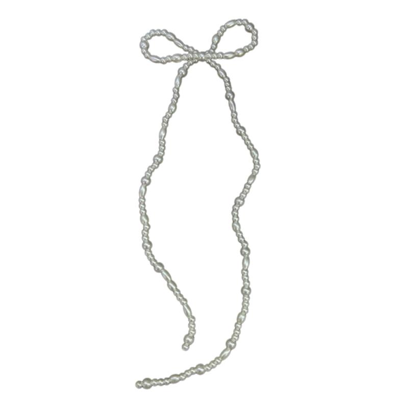 Handcrafted Jewelry Making Supplies Beautiful Beaded Bowknot Decoration Unique Jewelry Accessory for Craft Projects