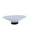 Chinese Glass Fruit Bowl Set for Living Room Coffee Table - High-End Style for Nuts, Dried Fruit, and Snacks.