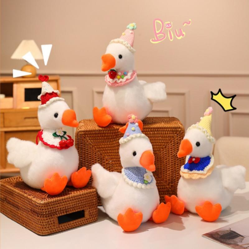 20/30Cm Cartoon Cute Plush Pet Goose Multi Style Plush Toy Home Decoration Birthday Gift Party Props Suitable For Giving Gifts