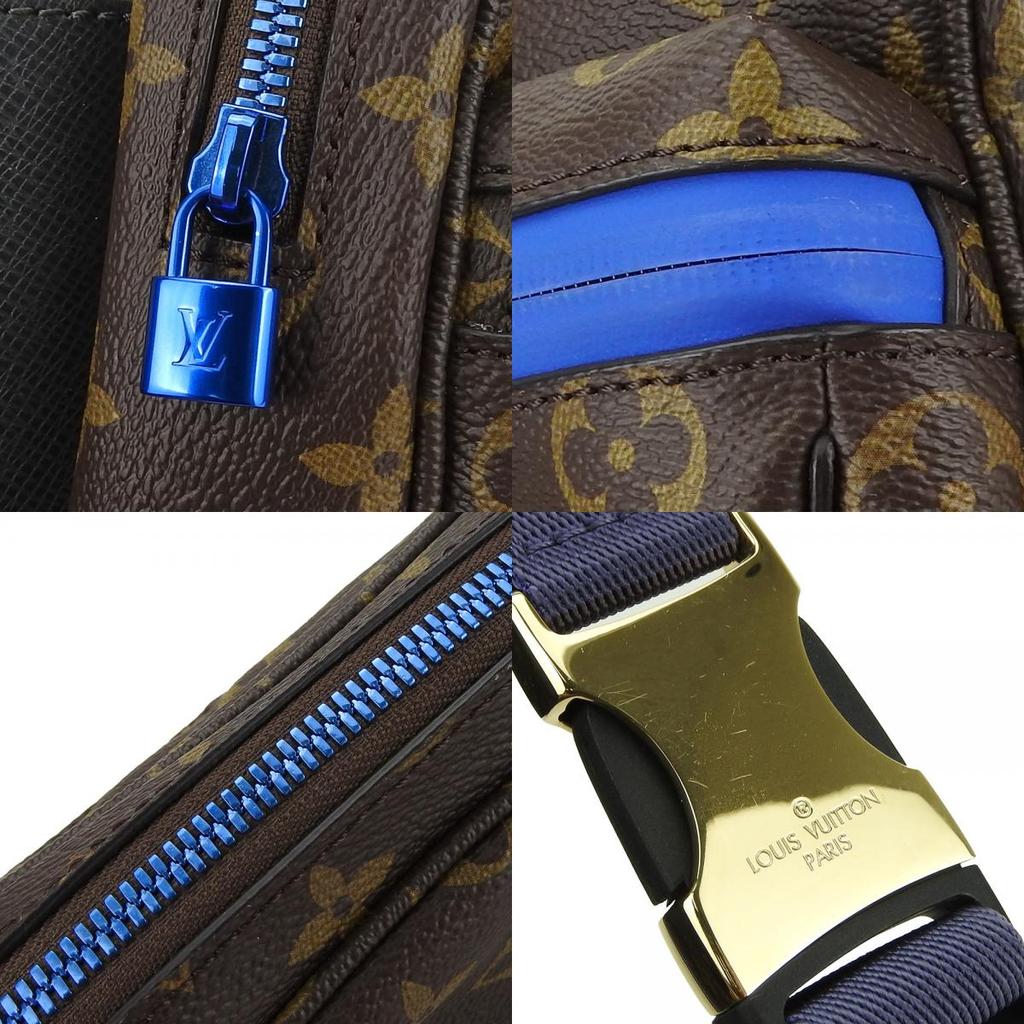 Used LOUIS VUITTON Waist bag Pacific Bum Bag M43828 Monogram Brown Brown Kim Jones