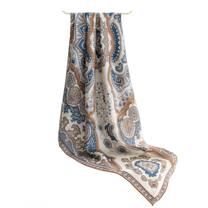 Womens Mulberry Silk Square Scarf Fashion Commute Elegant Lightweight Luxury Necktie