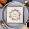 20pcs/Pac 33*33cm 2-Ply Disposable Party Napkin Christmas Pattern