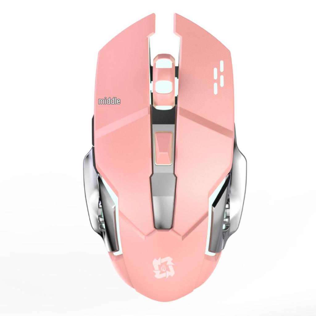 Rechargeable Bluetooth Silent Wireless Gaming & Office Mouse - Customizable Logo, Laptop Accessory